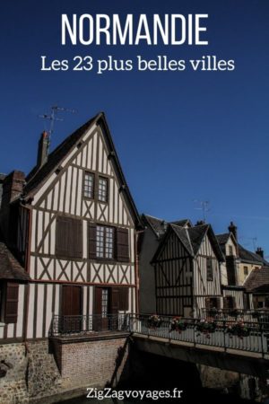 les plus belles villes de Normandie voyage Pin