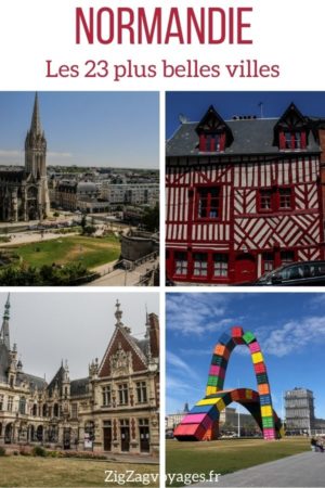 les plus belles villes de Normandie voyage Pin2