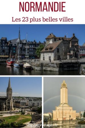 les plus belles villes de Normandie voyage Pin3