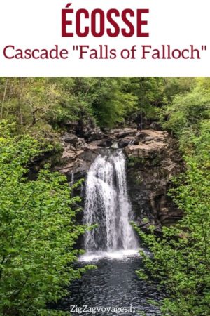 Cascade Falls of Falloch Ecosse Pin2