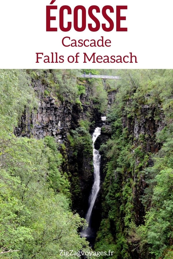 Cascade Falls of Measach Ecosse Pin2