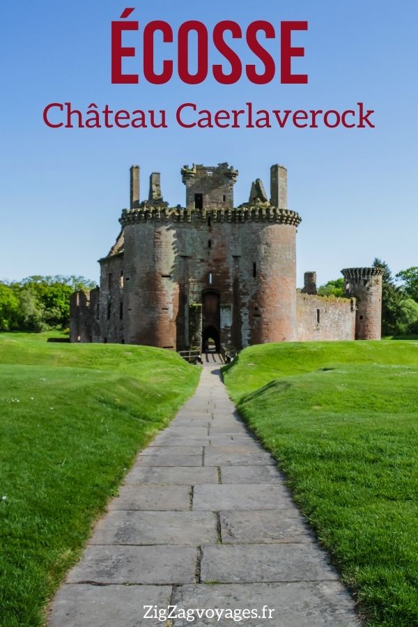 Chateau Caerlaverock Castle Ecosse Pin2