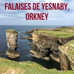 Falaises Yesnaby Orkney Ecosse