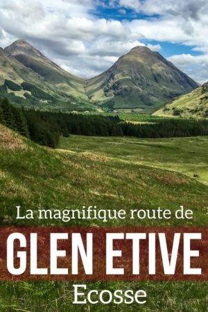 Glen Etive Ecosse Loch Etive Route