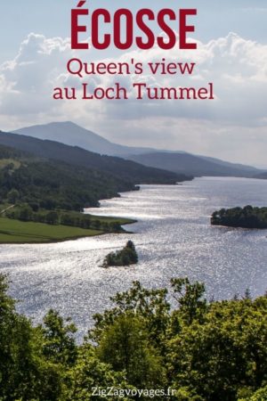 Loch Tummel queens view Ecosse Pin1