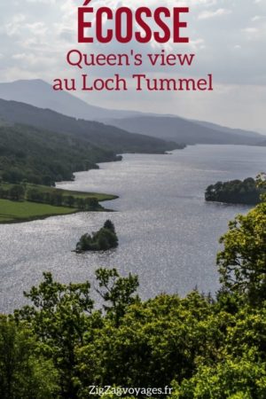 Loch Tummel queens view Ecosse Pin2