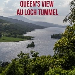 Loch Tummel queens view Ecosse