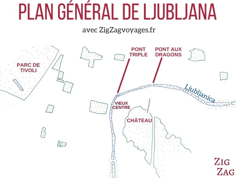 Visiter Ljubljana Plan