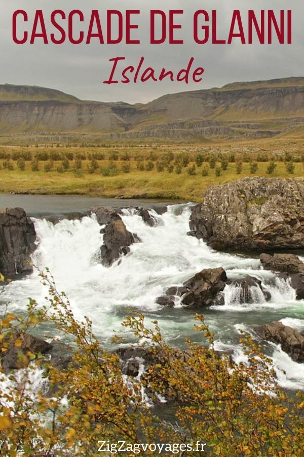 cascade de Glanni Islande Voyage Pin1