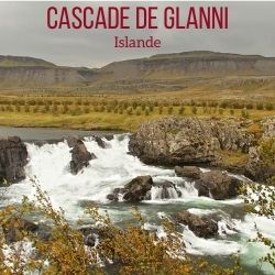 cascade de Glanni Islande Voyage
