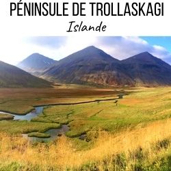 Peninsule de Trollaskagi Islande