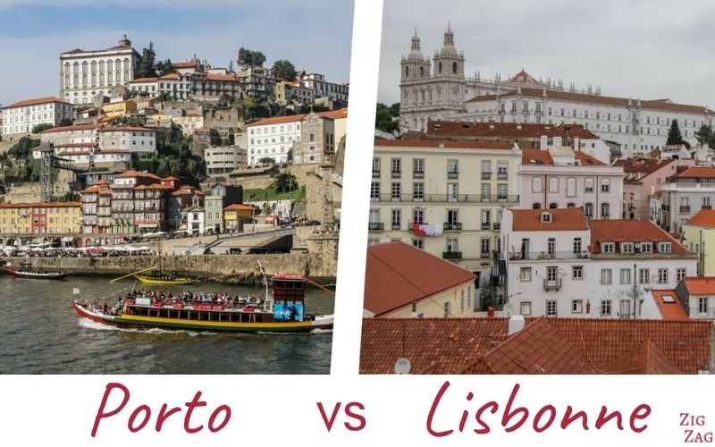 Porto ou Lisbonne comparaison