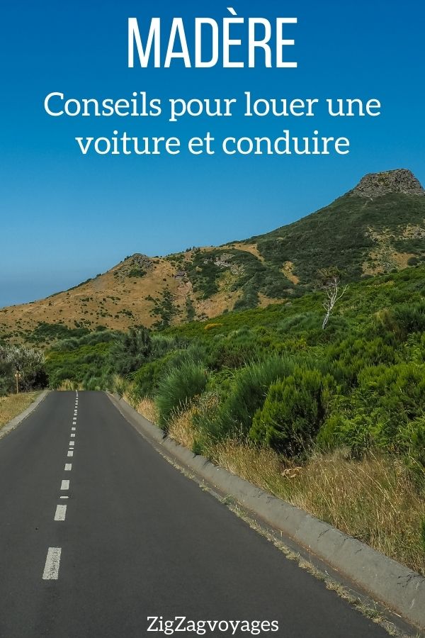 Conduire a Madere location voiture conseils Pin