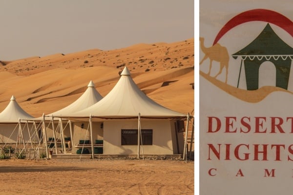 Ou dormir a Oman desert Camp à Wahiba Sands
