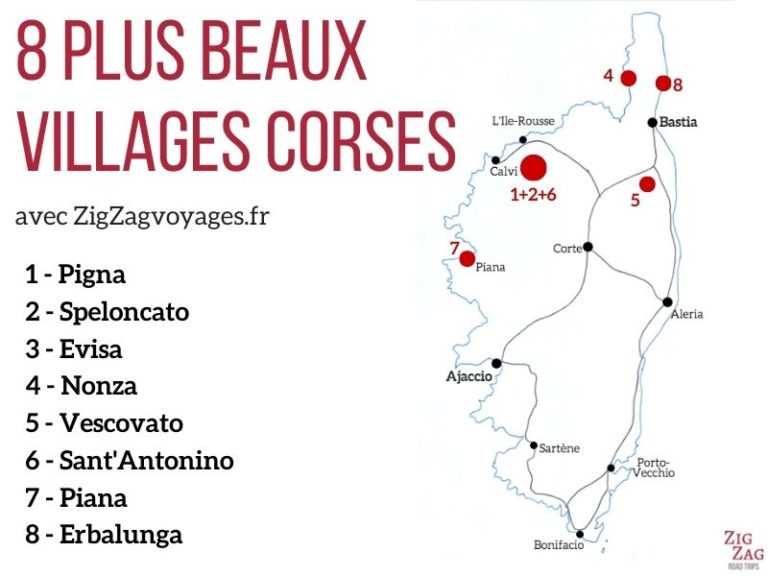 16 plus beaux villages et villes de Corse (avec photos) 16 plus beaux villages et villes de Corse (avec photos)