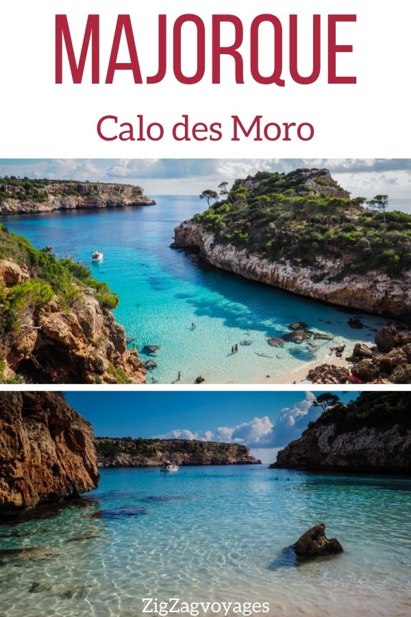 plage Calo des Moro Majorque Pin