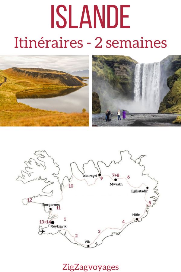 deux semaines Islande itineraire 15 jours Pin