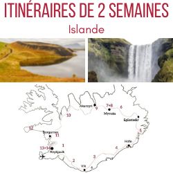 deux semaines Islande itineraire 15 jours