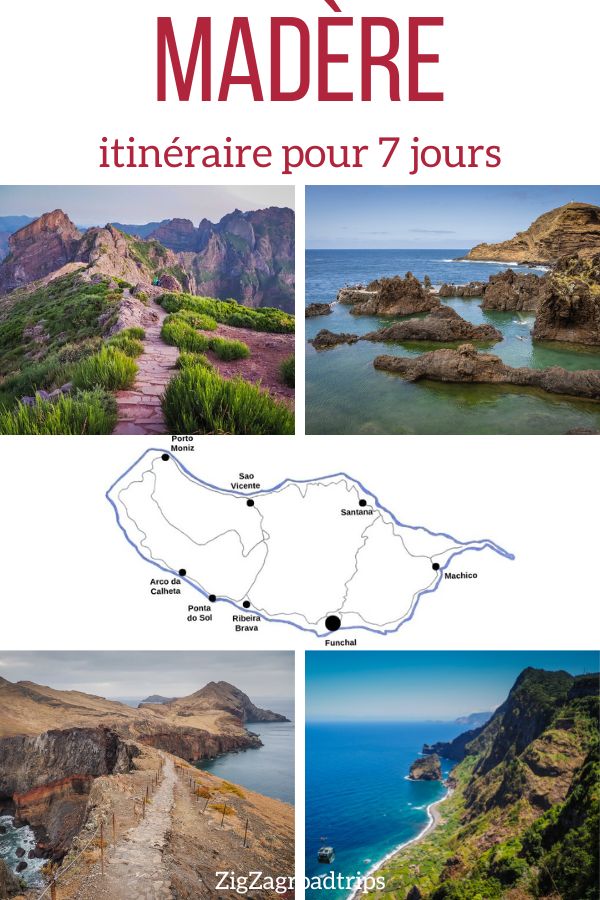 une semaine madere 7 jours itineraire pin