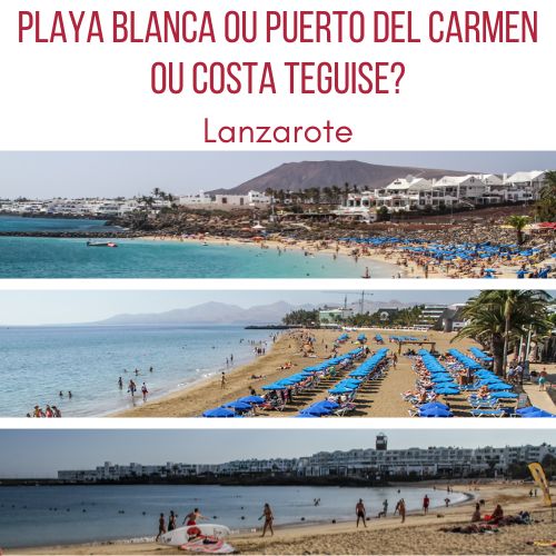 Playa Blanca ou Puerto del Carmen ou Costa Teguise lanzarote ou aller
