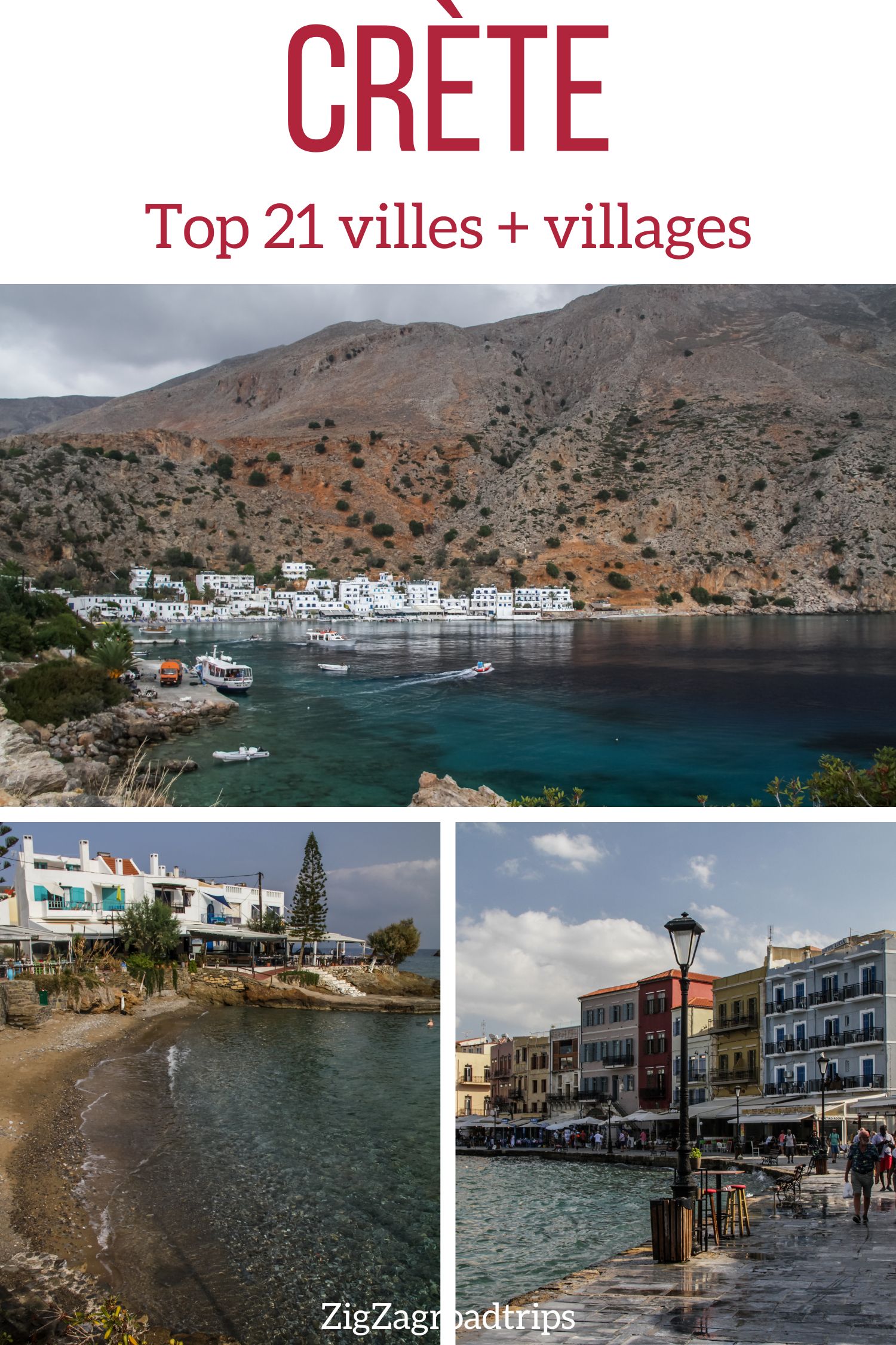 plus belles villes Crete plus beaux villages liste pin
