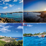 Mes conseils et photos pour visiter la plage et crique Binibeca (Minorque) : accès, parking, équipements, paysages...