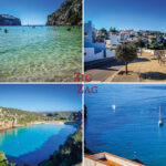 Mes conseils et photos pour visiter la plage et crique Cala'n Porter (Minorque) : accès, parking, équipements, paysages...