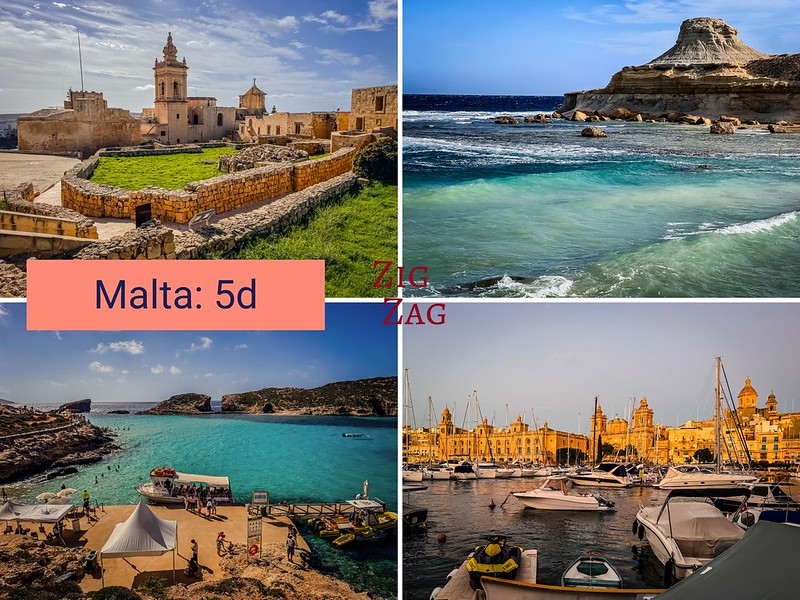 visiter malte itineraire 5 jours